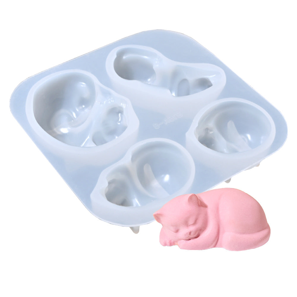 Pet Silicone Aromathérapie Gypsum Mold