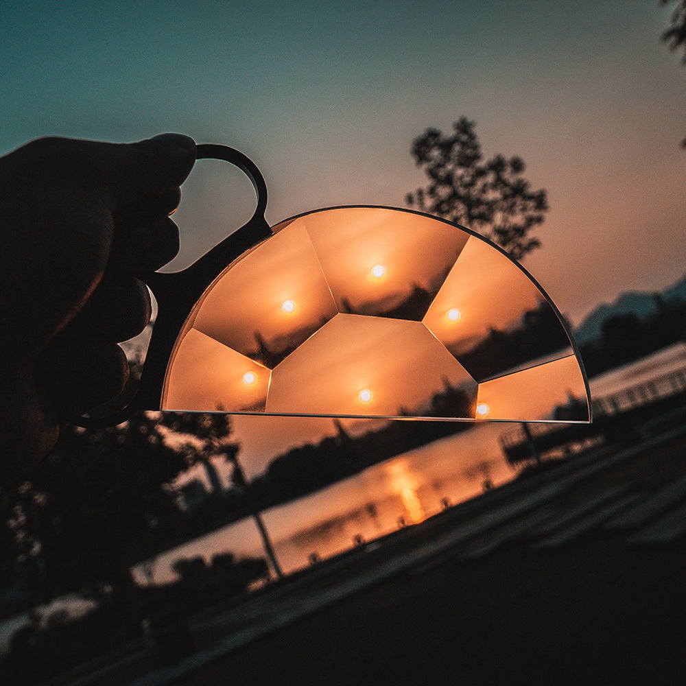 Kaléidoscope Semicircle portatif Effets spéciaux Filtre Photographie Vidéo SLR Caméra Acces