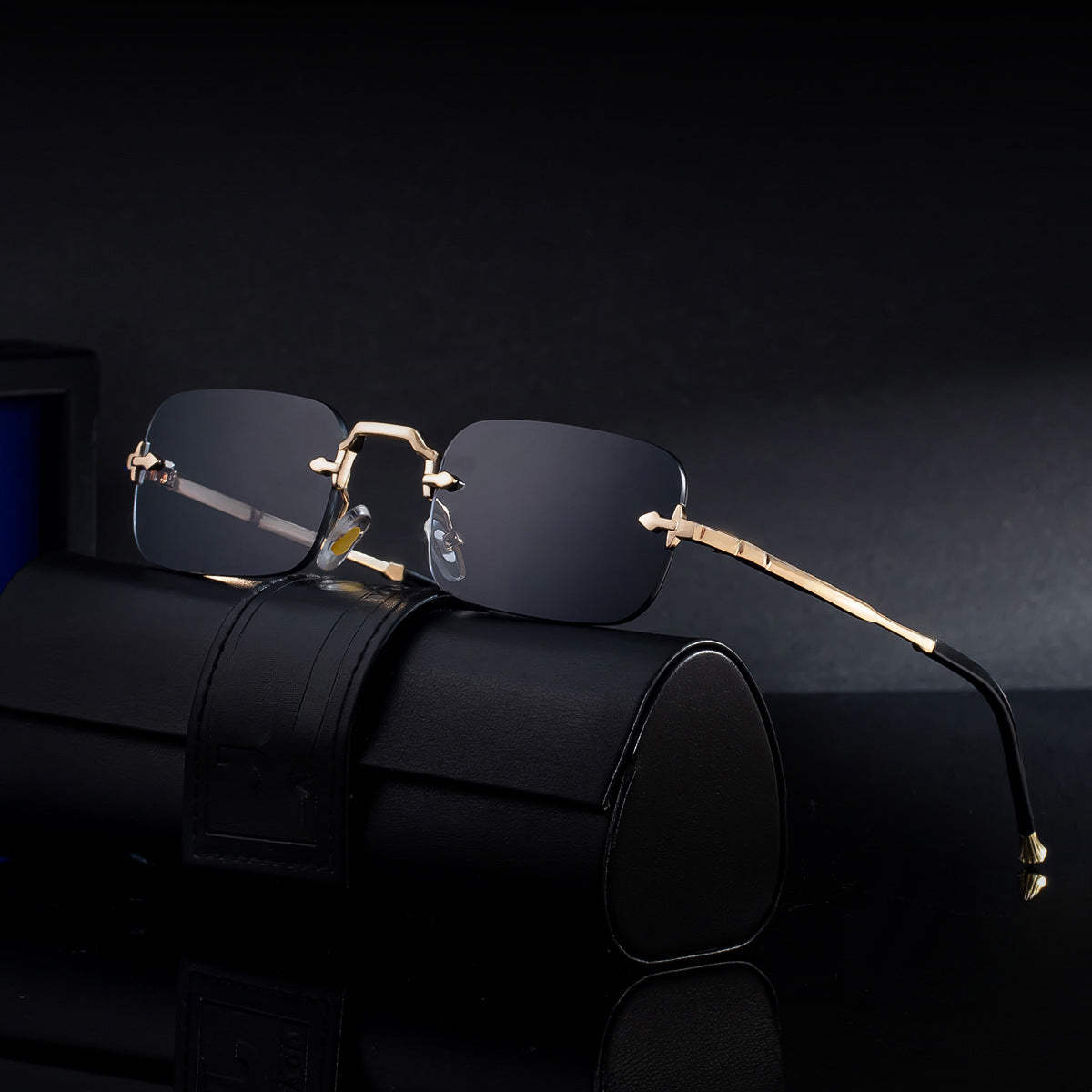 Lunettes de soleil Temple sans cadre pour hommes et femmes
