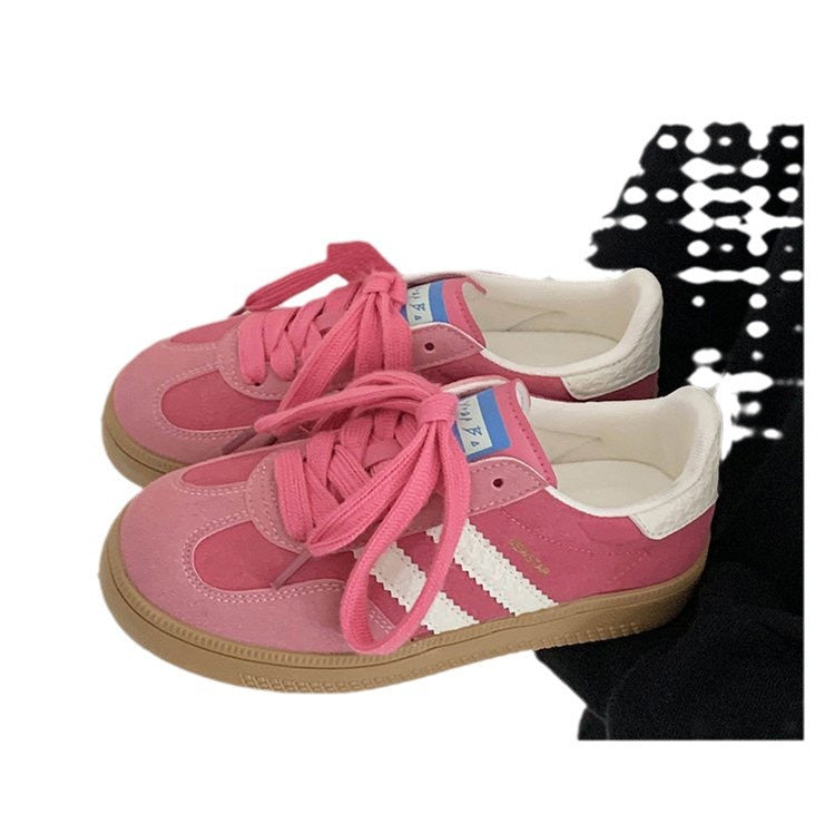 Retro Casual Blanc Sneakers Pour Femmes Versatile et Parfait pour le Sport