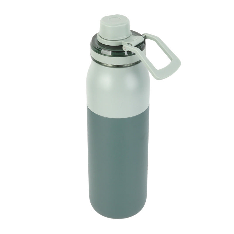 Bouteille d'eau portable à grande capacité en acier inoxydable 304