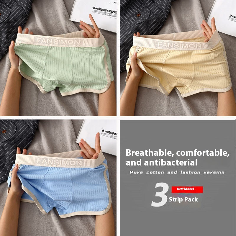Sous-vêtements pour hommes de style rétro Boxers respirants confortables Short jeunesse