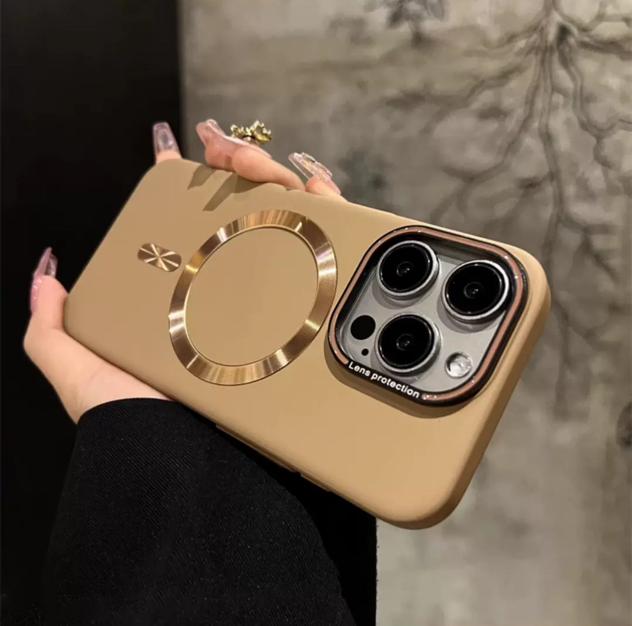 Cas avancé de téléphone magnétique solide en couleur