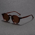Lunettes de soleil Retro Round Small Frame Haute Sens pour homme et femme