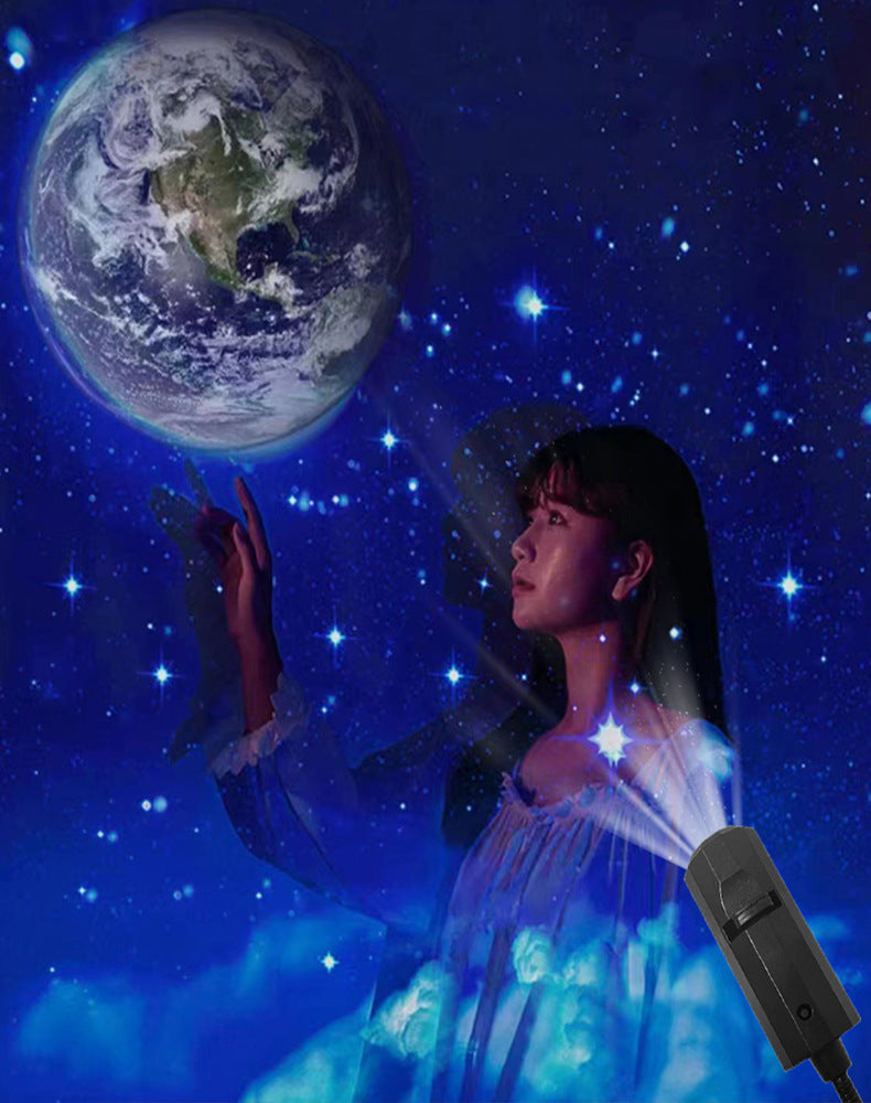 Lampe de projection Lune Starry Sky Petite lampe de nuit