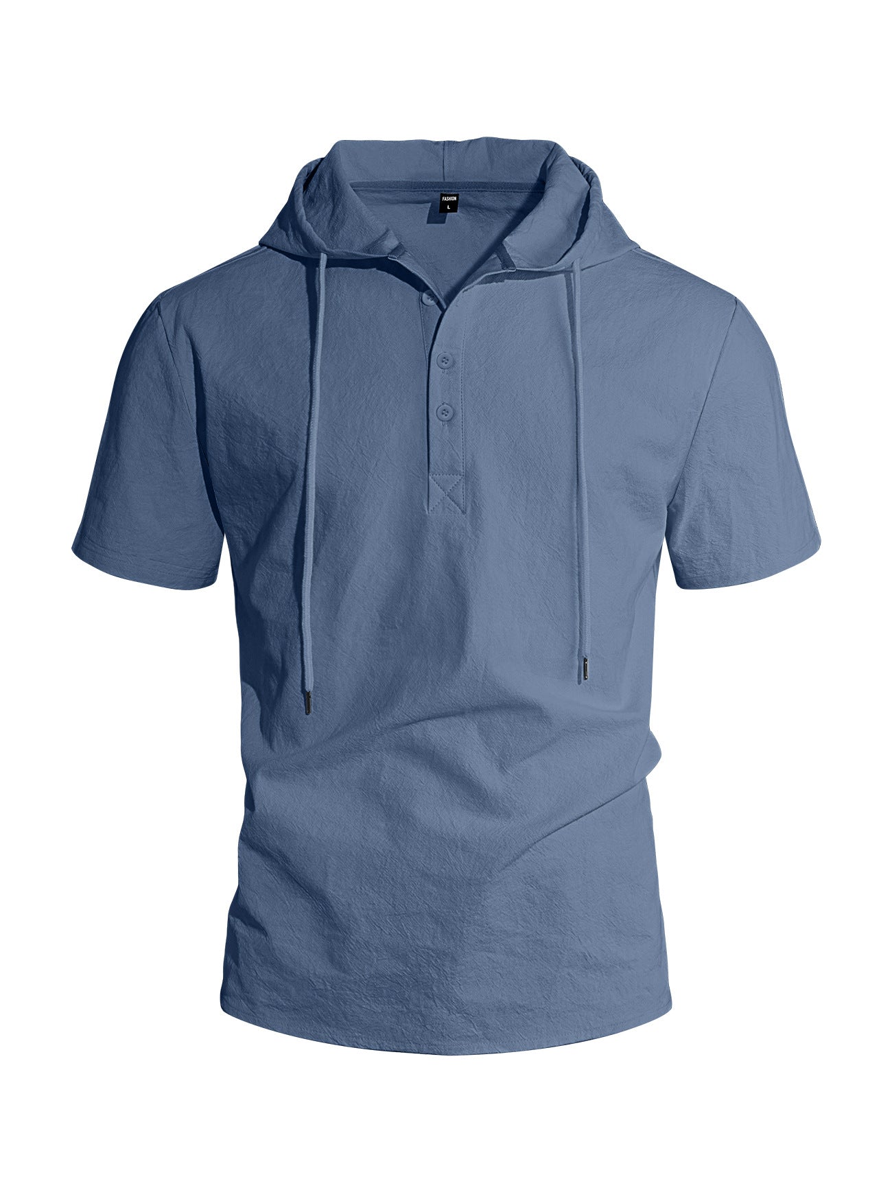 Chemise en lin manches courtes pour hommes