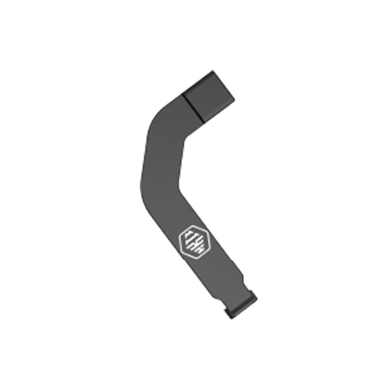Flexible flat charging cable with angled connector for tablets