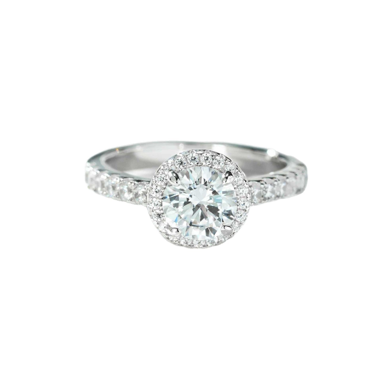 Lunette ronde 1 carat pour femme