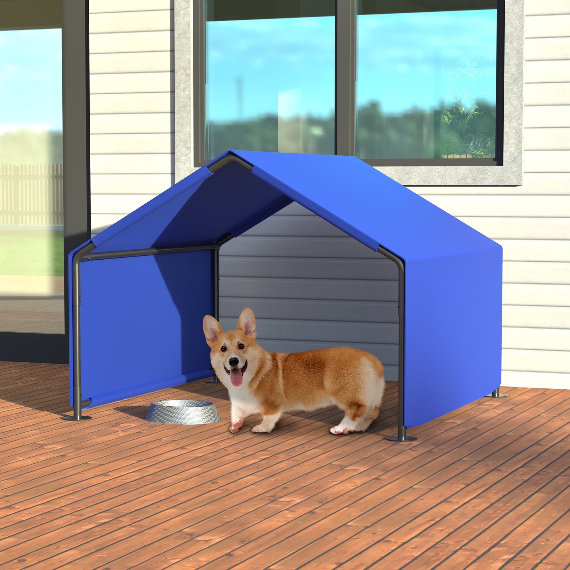 Tente extérieure pour petits chiens moyens