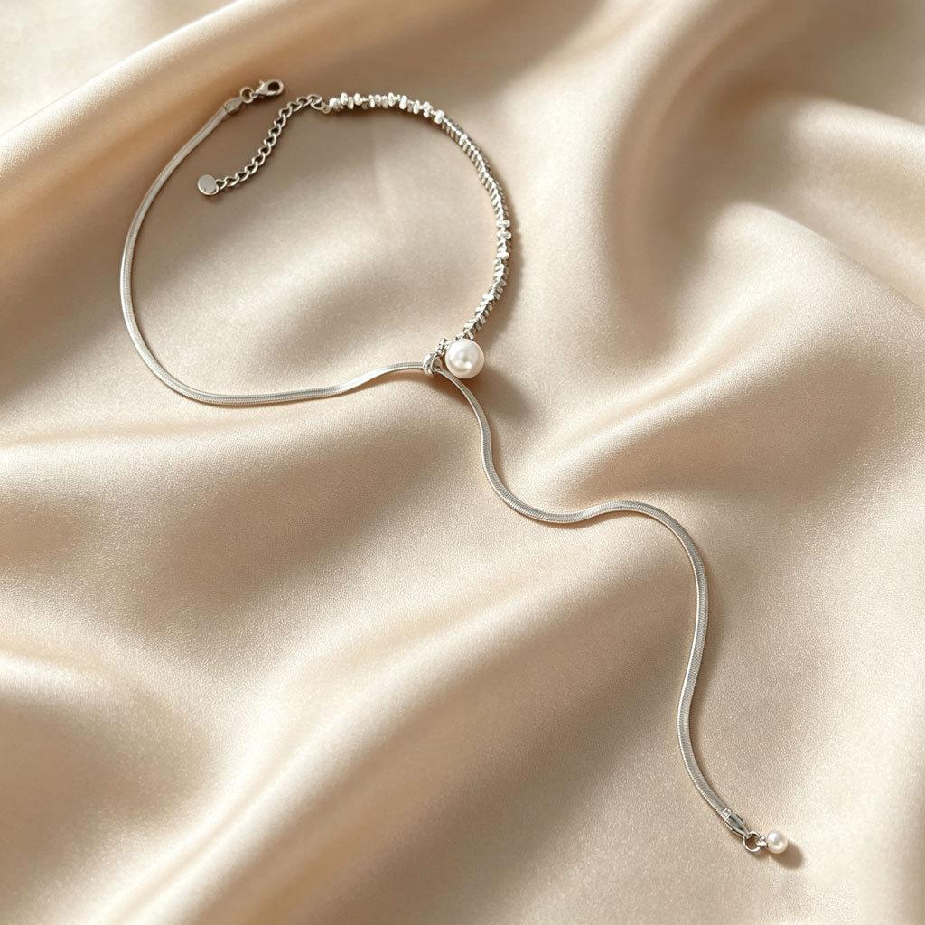 Accessoire élégant à long collier Tassel