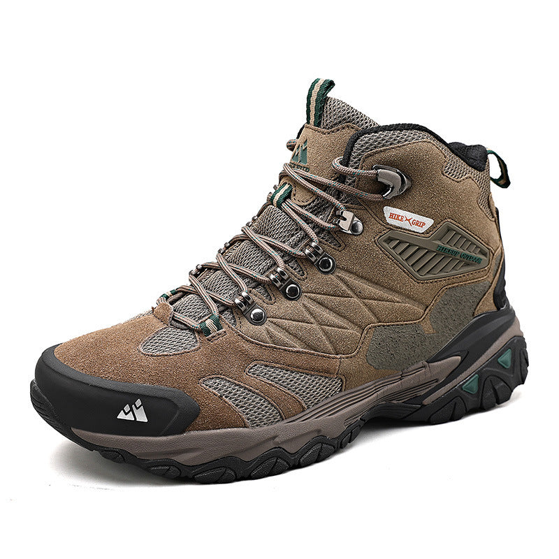 Sports de loisirs de plein air High-top Waterproof Chaussures de randonnée antidérapantes pour hommes