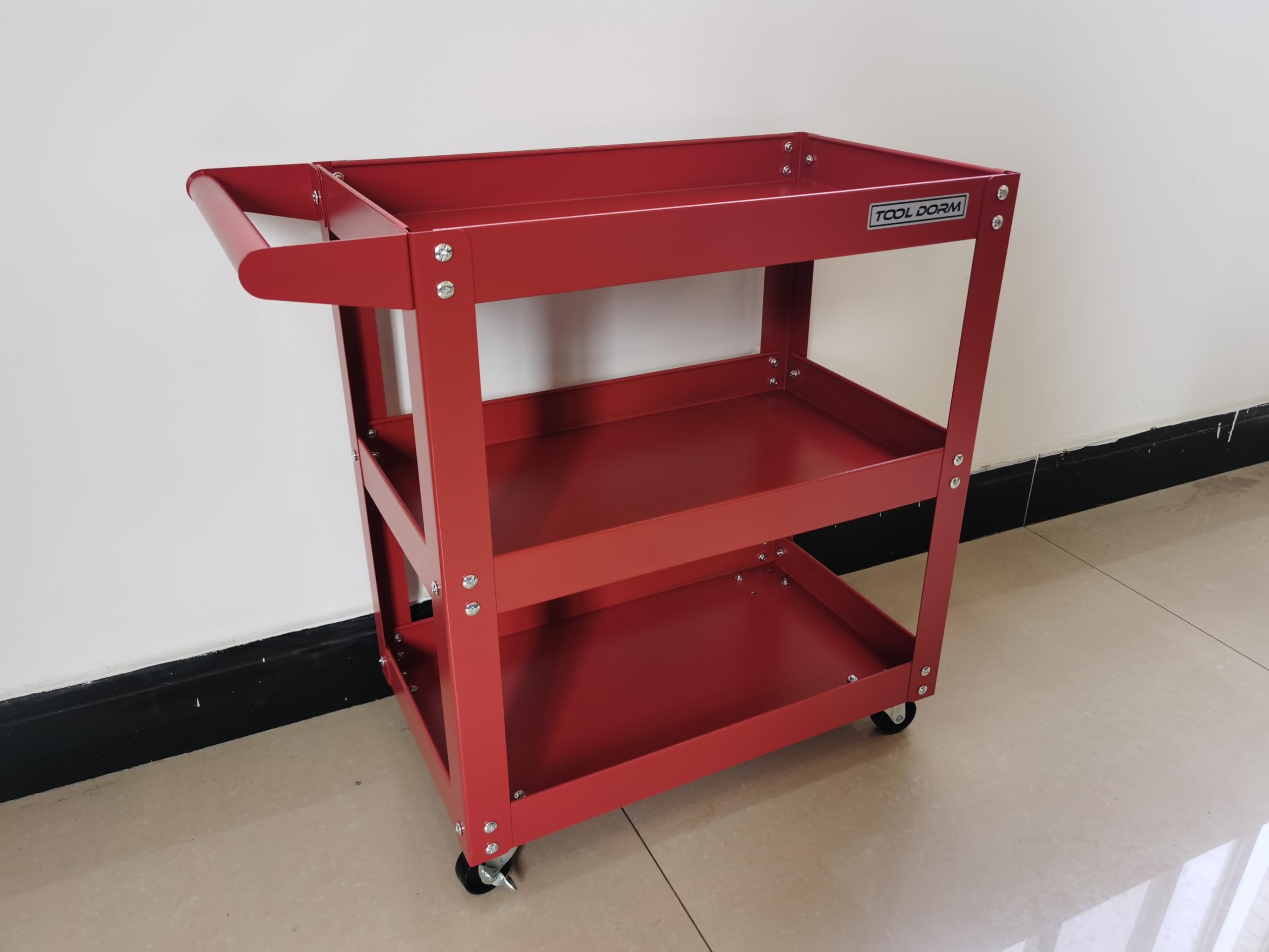 Seulement pour l'expédition sur Bill-Trois-Tier Cart rouge TT103RD