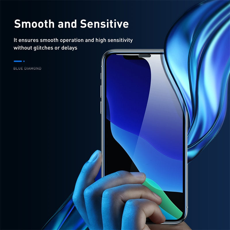 0.3mm Full Screen Curved Honeycomb Film trempé résistant à la poussière noir