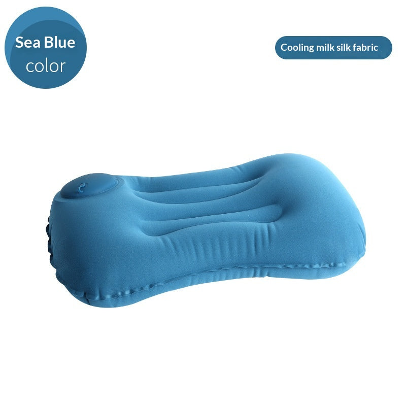 Oreiller gonflable à compression pliable portable