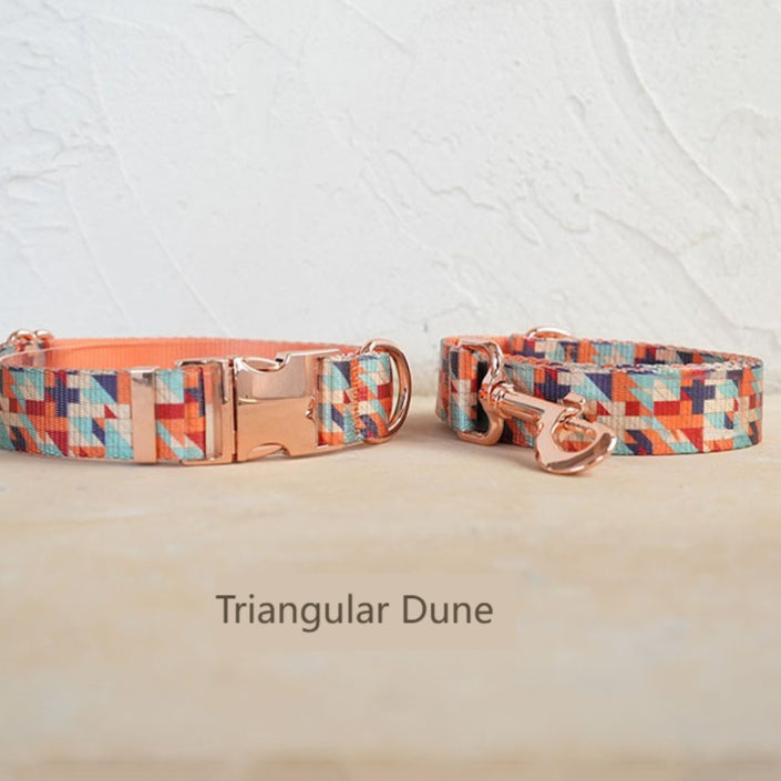 Collier et jeu de laisses pour chien doux et confortable