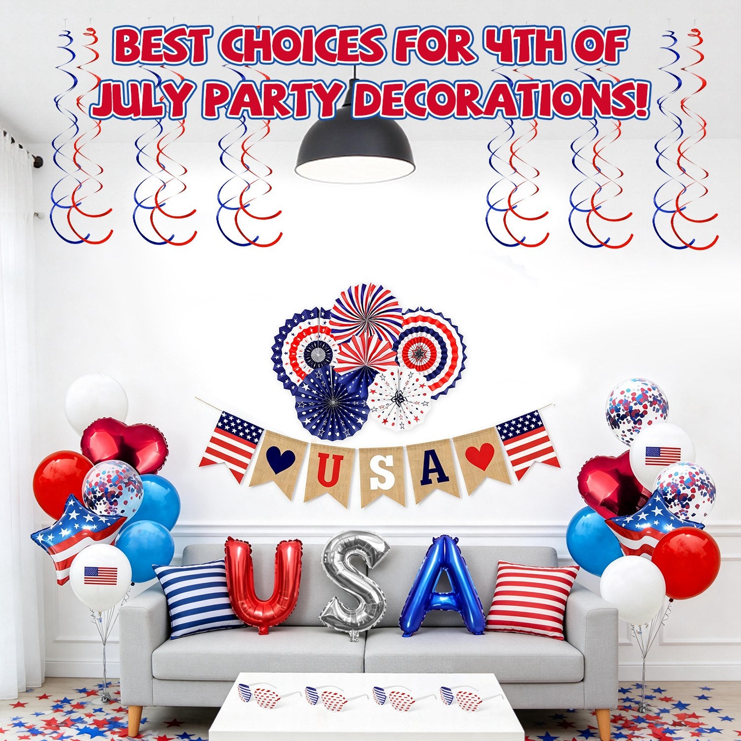 1Set 4th of July Décorations Set