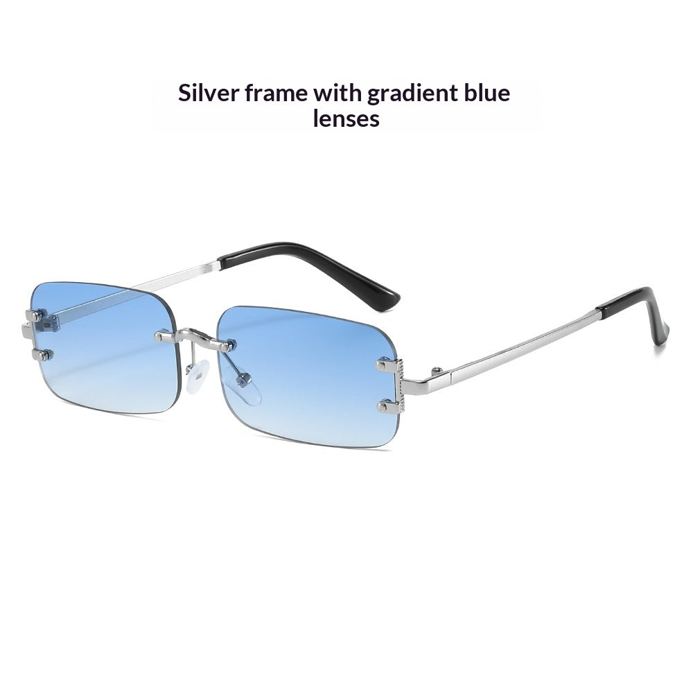 Lunettes de soleil sans cadre pour hommes et femmes