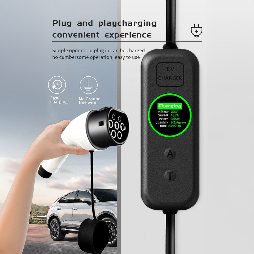 Chargeur de voiture électrique 13A EV Type de câble 2 UK Plug