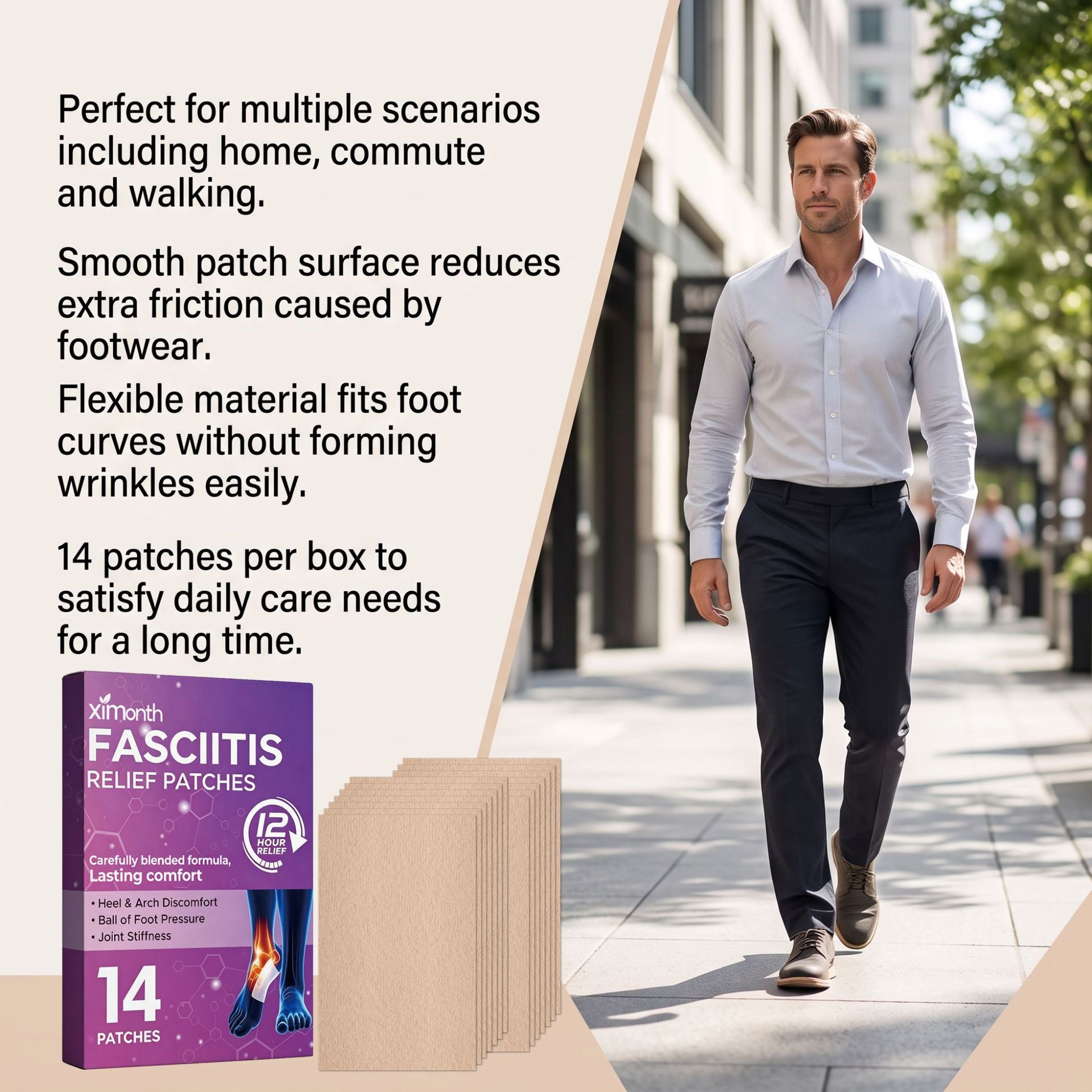 Patch apaisant les pieds