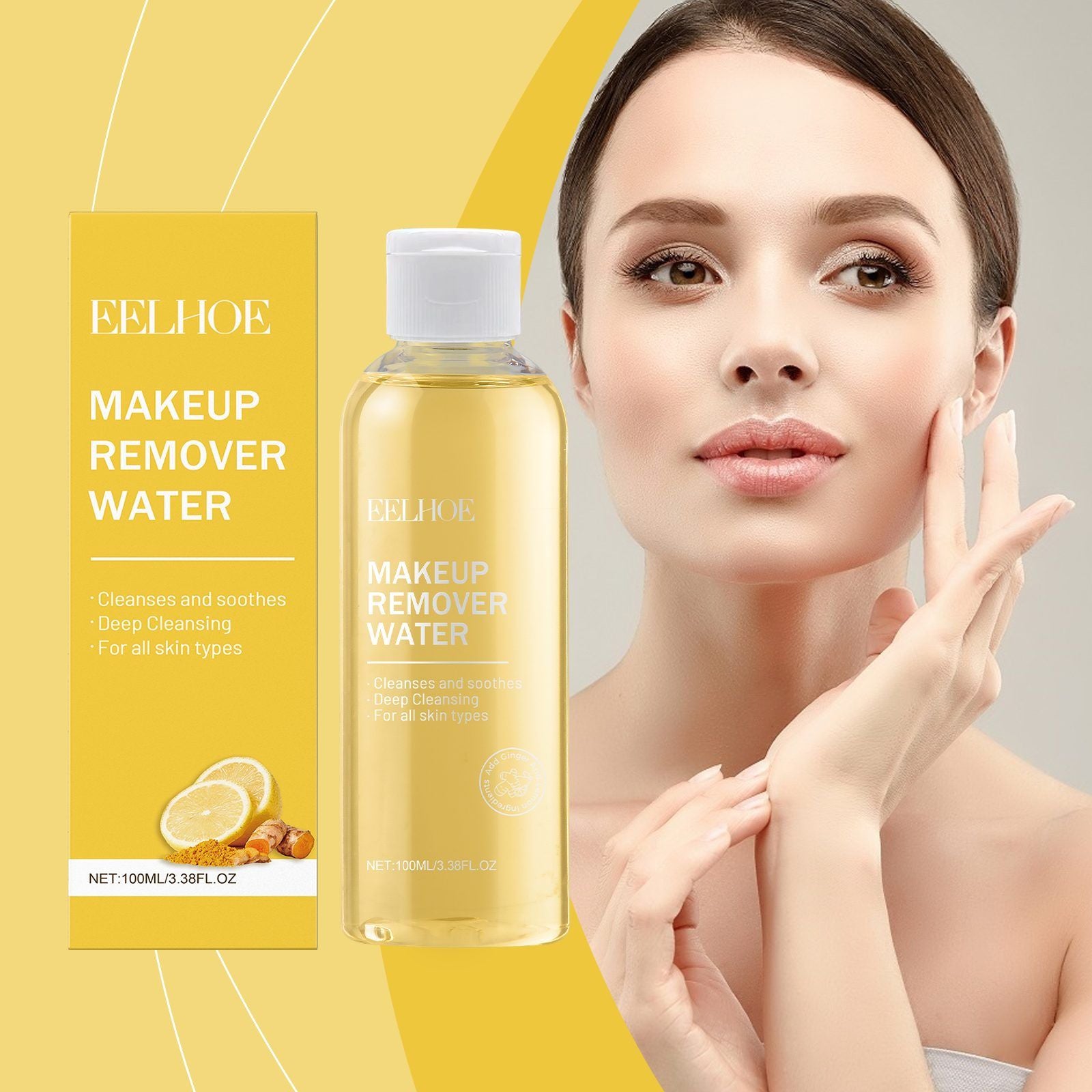 EELHOE Ginger Démaquillant de citron eau