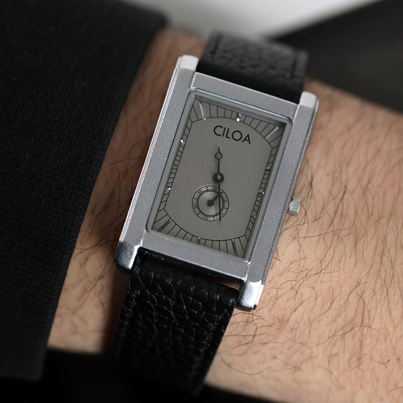 High-end Square Tritium Sports Watch pour les hommes