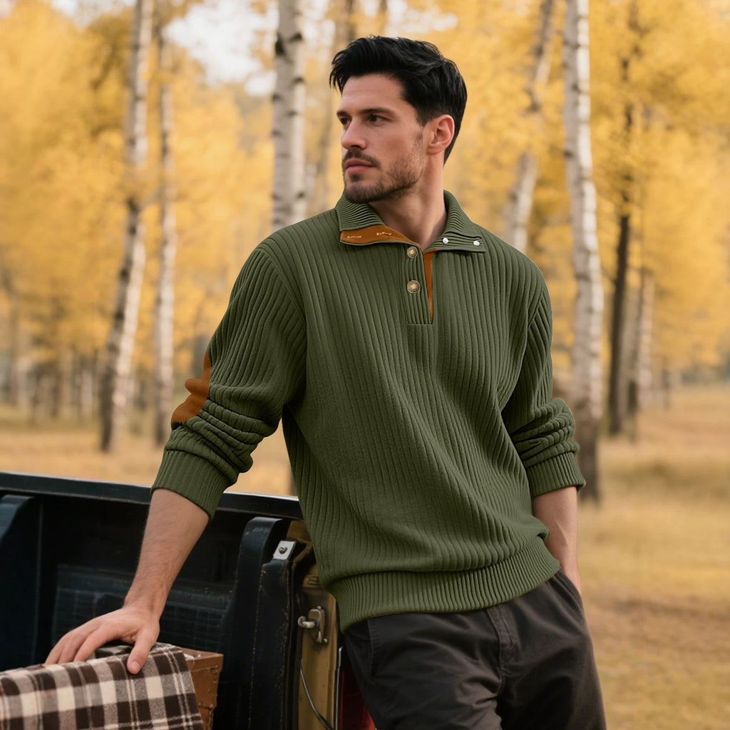 Sweat-shirt de printemps & automne couleur solide Jacquard
