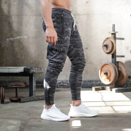Pantalon sport Fitness pour hommes Pantalon de pendaison Courant Pantalon d'entraînement pieds