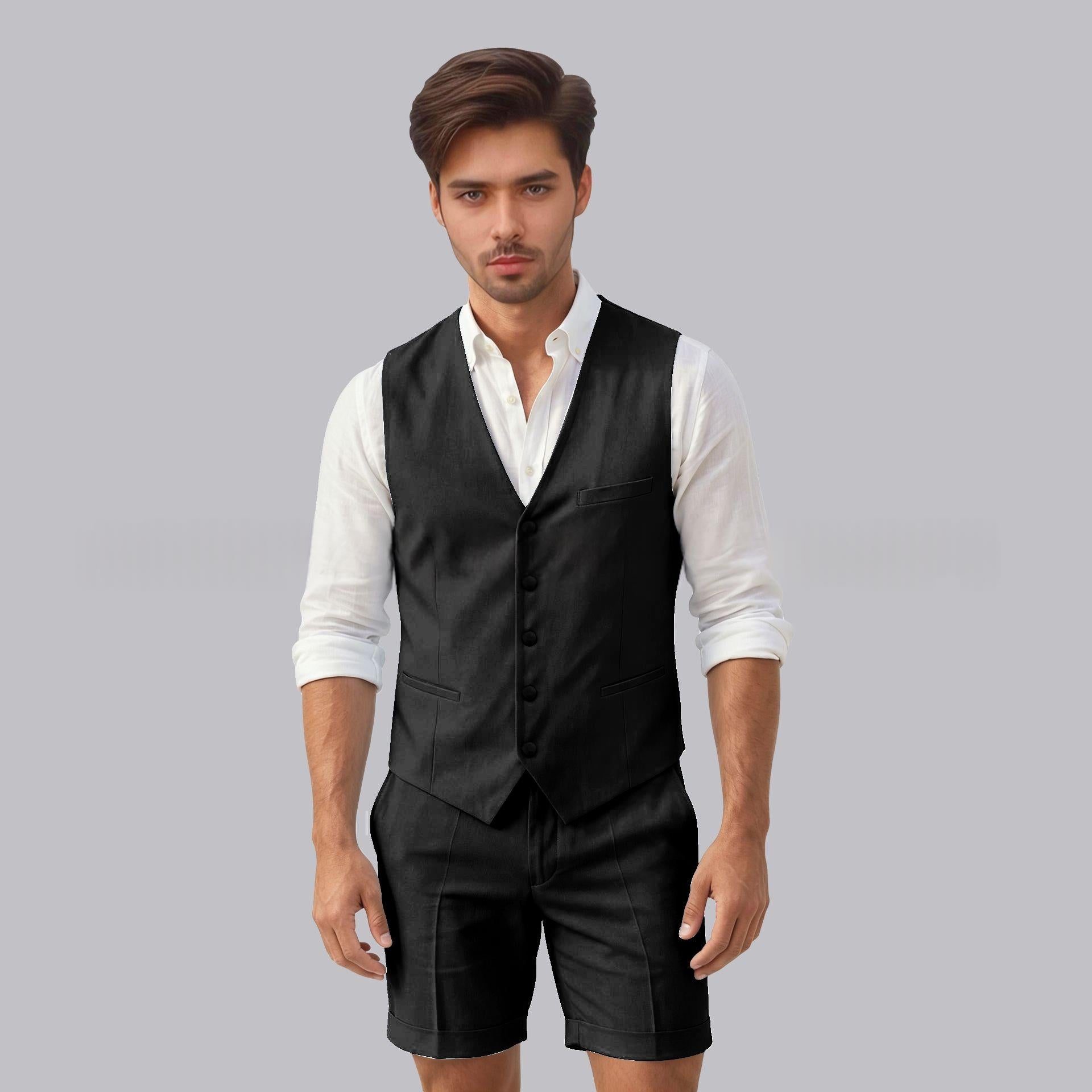 Robe de Veste décontractée mode homme style mince-fit