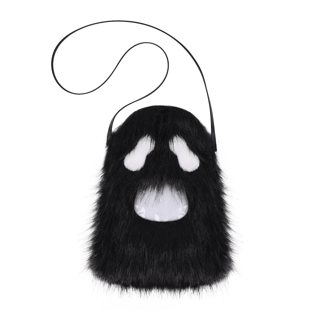 Halloween Funny Ghost Plush Cartoon Ghost Crossbody Sac