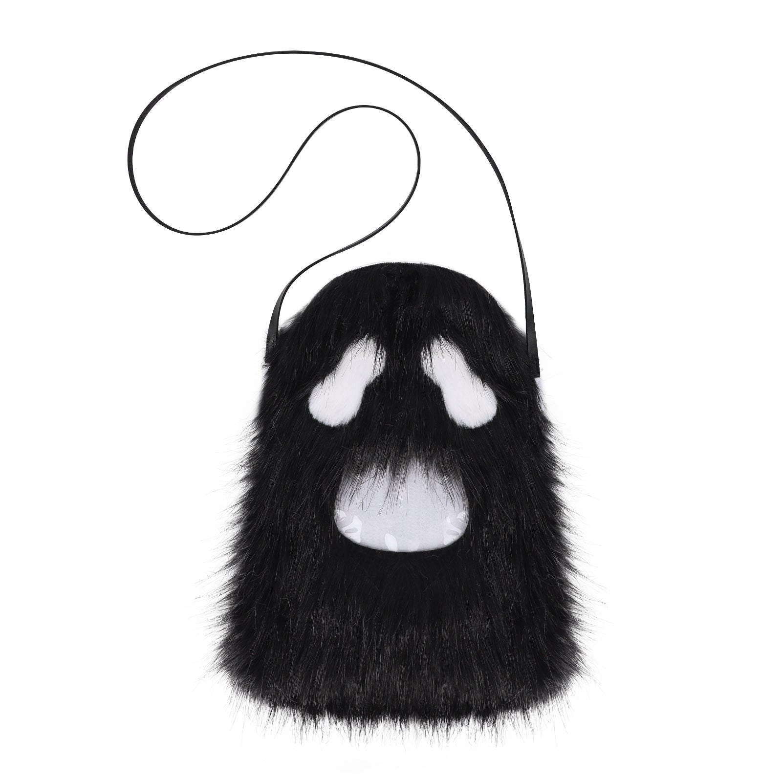 Halloween Funny Ghost Plush Cartoon Ghost Crossbody Sac