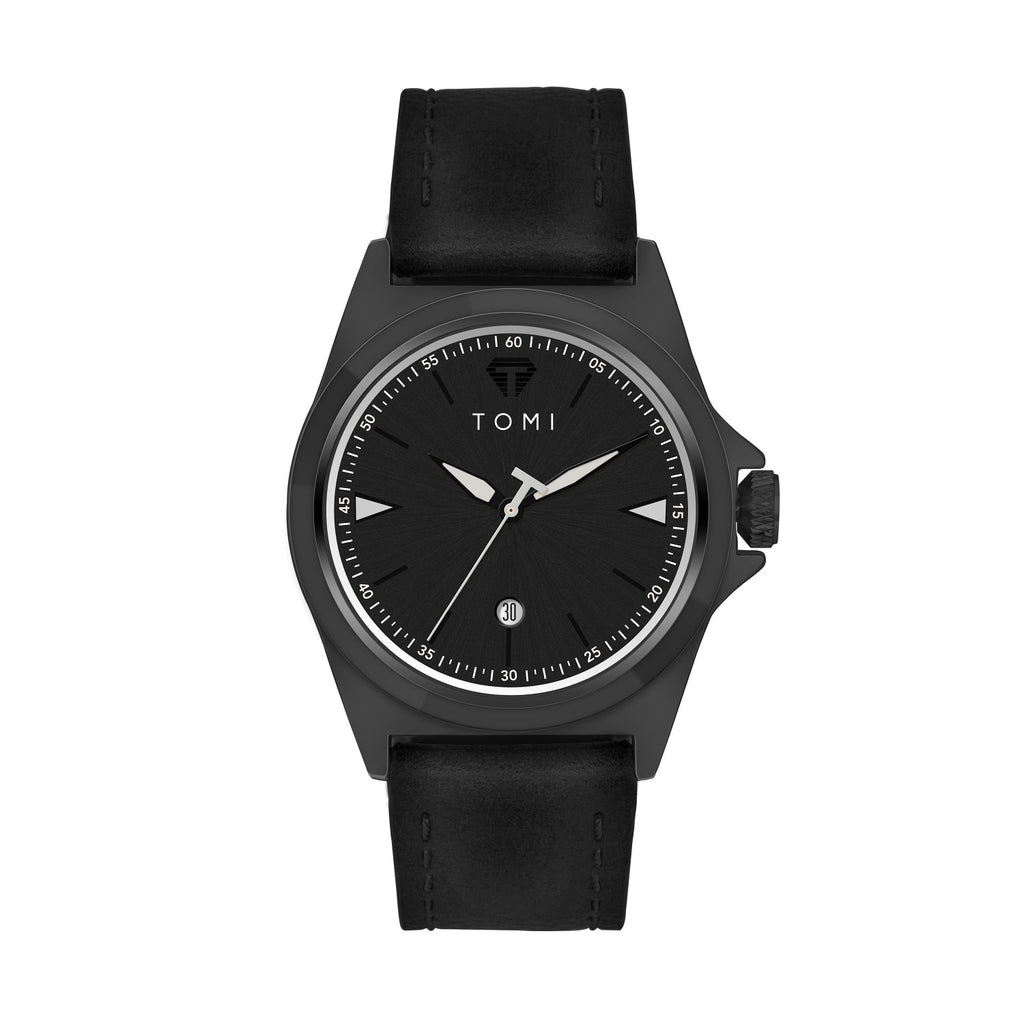Imperméable bracelet en cuir à la mode Quartz Montre pour les étudiants