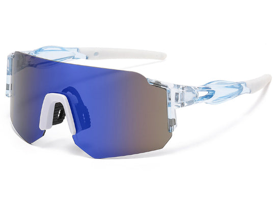 Lunettes de soleil enduites de couleur