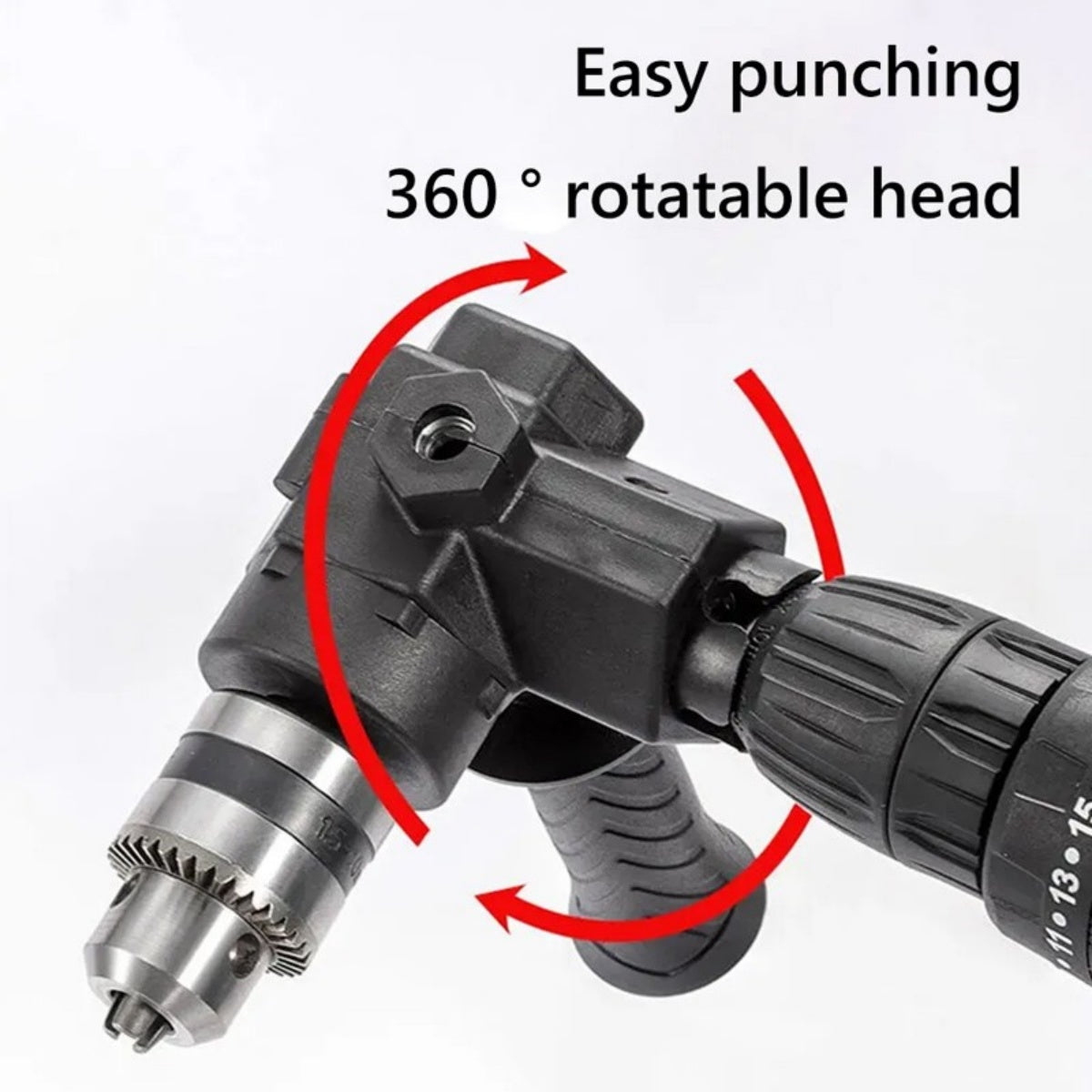 Angle droit 90 degrés d'angle d'attache de perceuse adaptateur haute torque d'attache outil