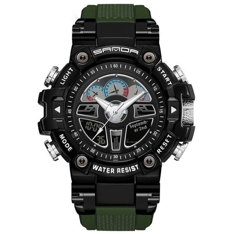 Trendy Waterproof Multi-fonction Digital Watch pour les étudiants