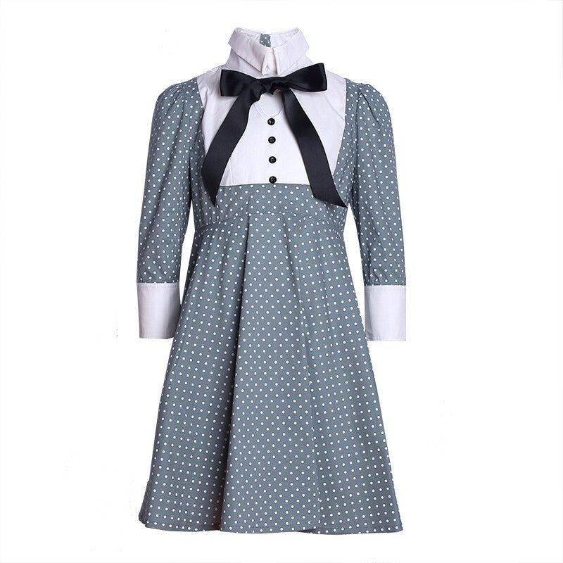 Filles Une ligne Robe formelle Robe vintage de jeune fille Robe de fête noire 3-5 ans