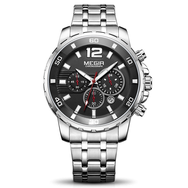 Montre Quartz étanche multifonctionnelle Business Sports
