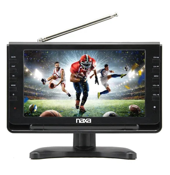 Naxa 10" Portable 12 Volt TV et lecteur multimédia numérique