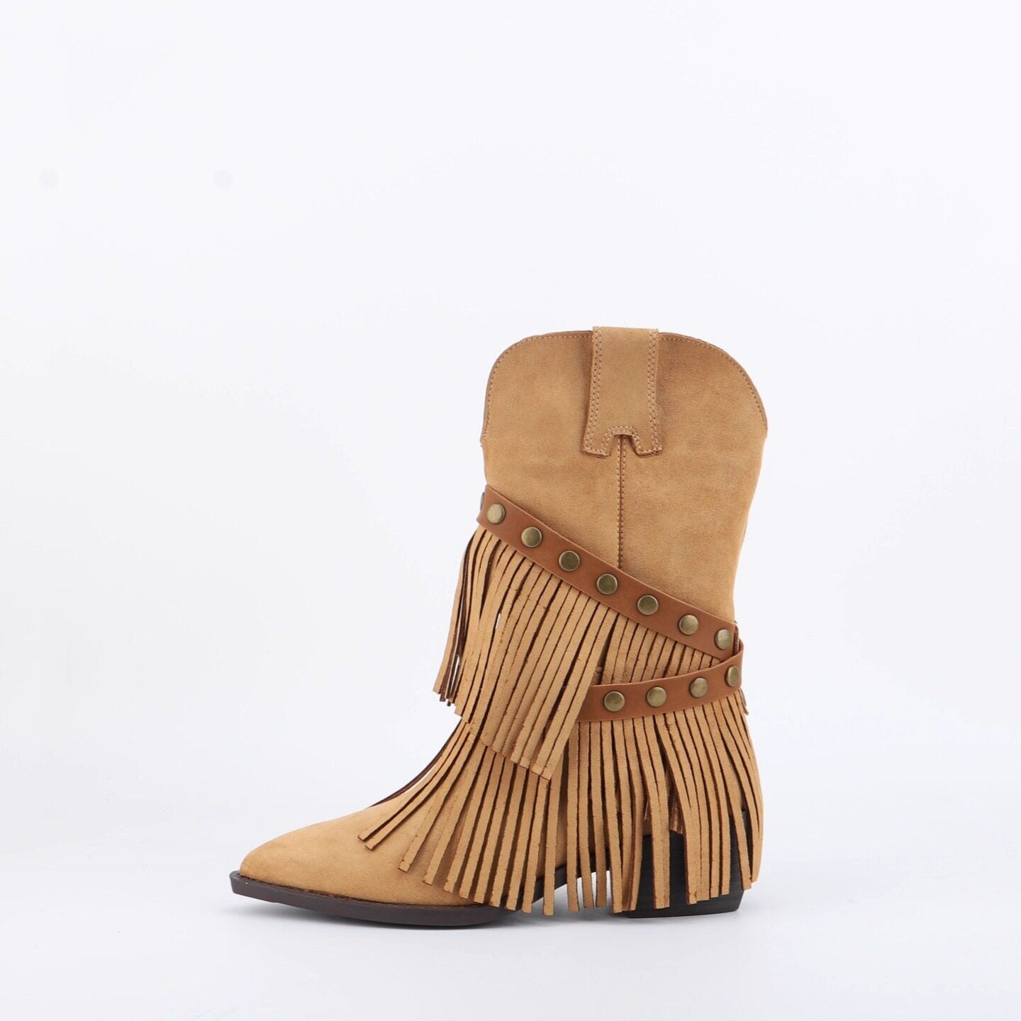 Bottes de cowboy de l'Ouest Automne et hiver Rétro Bottes pour enfants