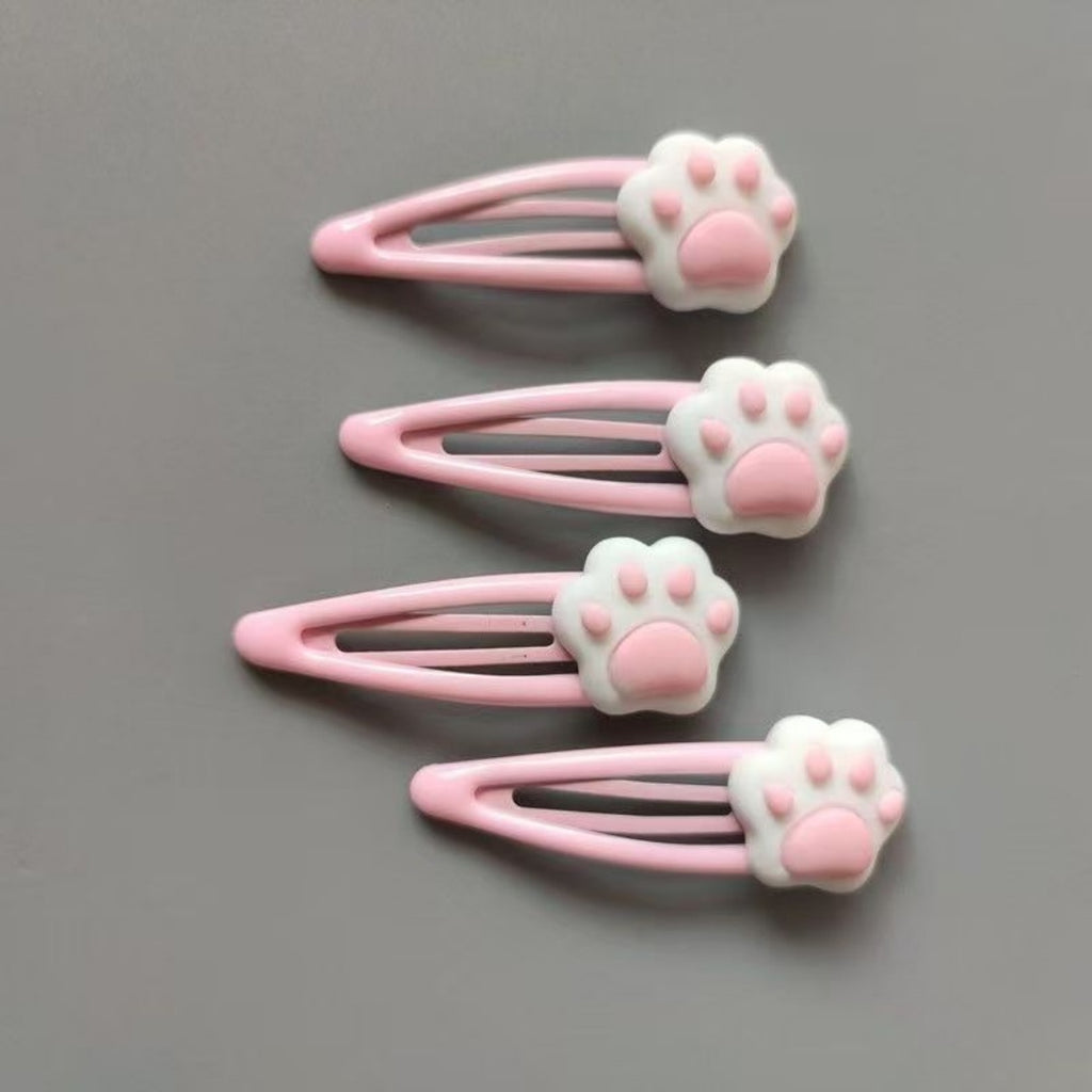 Femme Mode mignon caricature Cat Griffe cheveux Clip