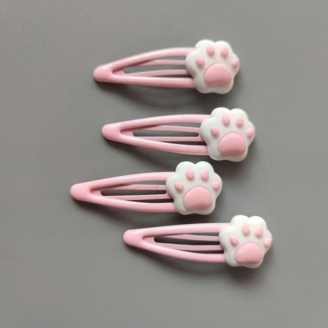 Femme Mode mignon caricature Cat Griffe cheveux Clip