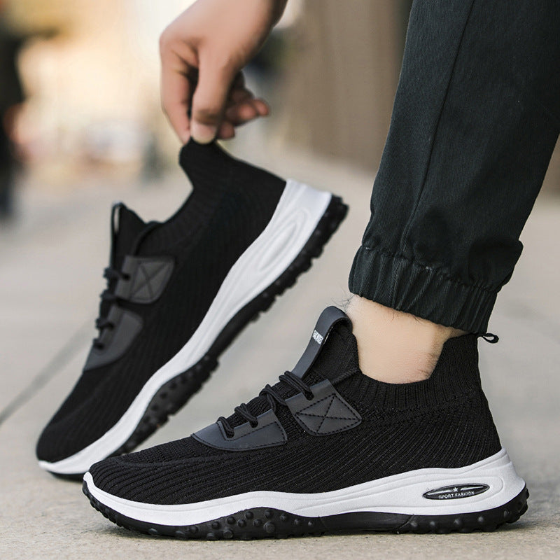 Flyknit Respirant Low Top Sports Outdoor Casual Running Tourisme Chaussures plates