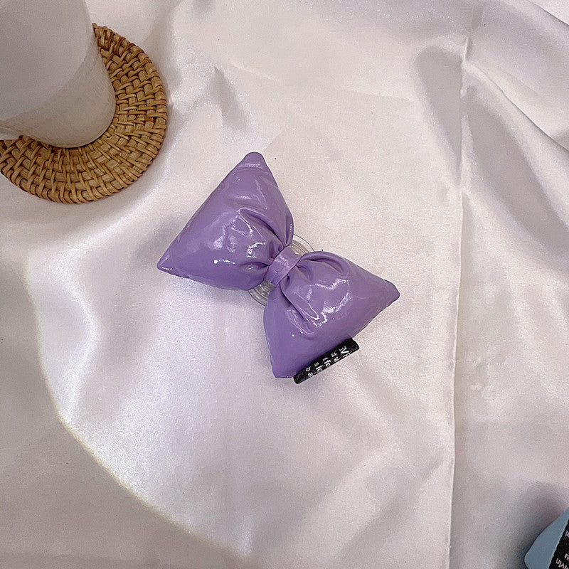 Bracket en cuir de fille Bow Lazy