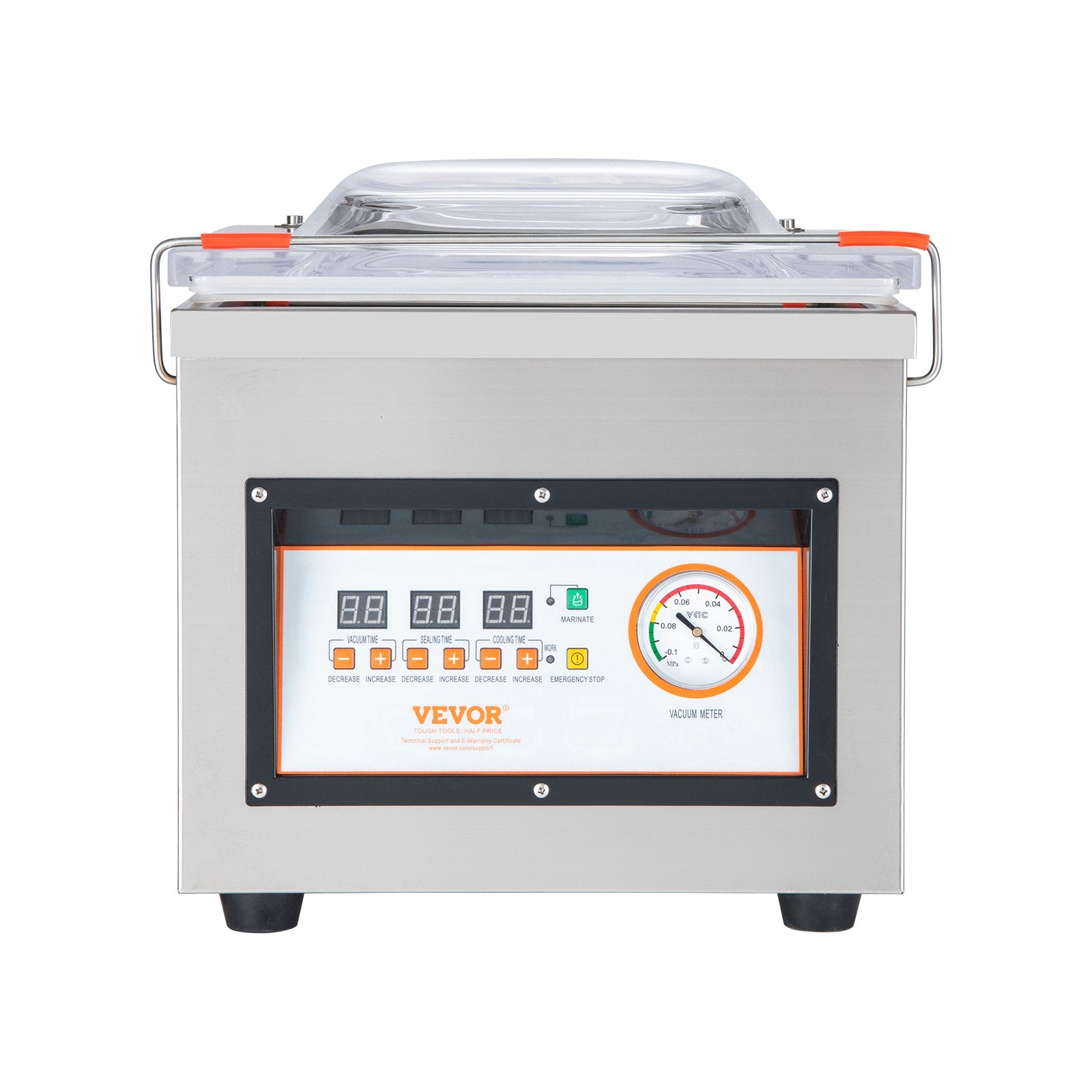 VEVOR Chambre Aspirateur Sealer DZ-260C Chambre de cuisine Aspirateur Sealer