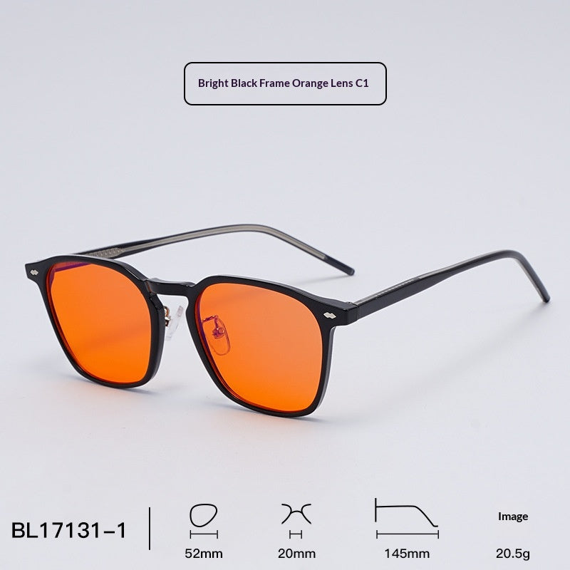 Verres couleur orange Anti Bleu Protection des yeux AR Anti Reflective