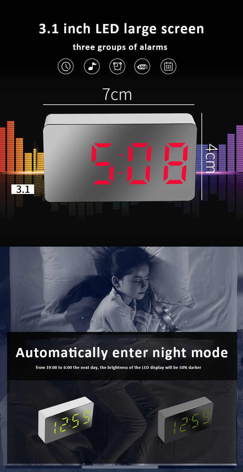 Mini horloge LED