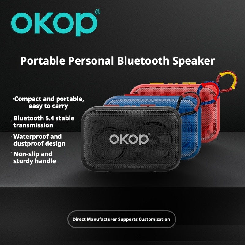 KP-814 Haut-parleur bluetooth extérieur portable avec lanyard meilleur choix de ventes Compact Desktop Speake