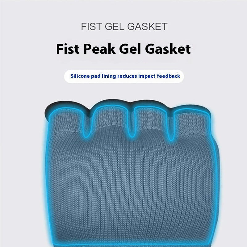 Gel Gants de demi-doigts de boxe Gants de boxe rapide paresseux Bandage de vêtements de garde à main