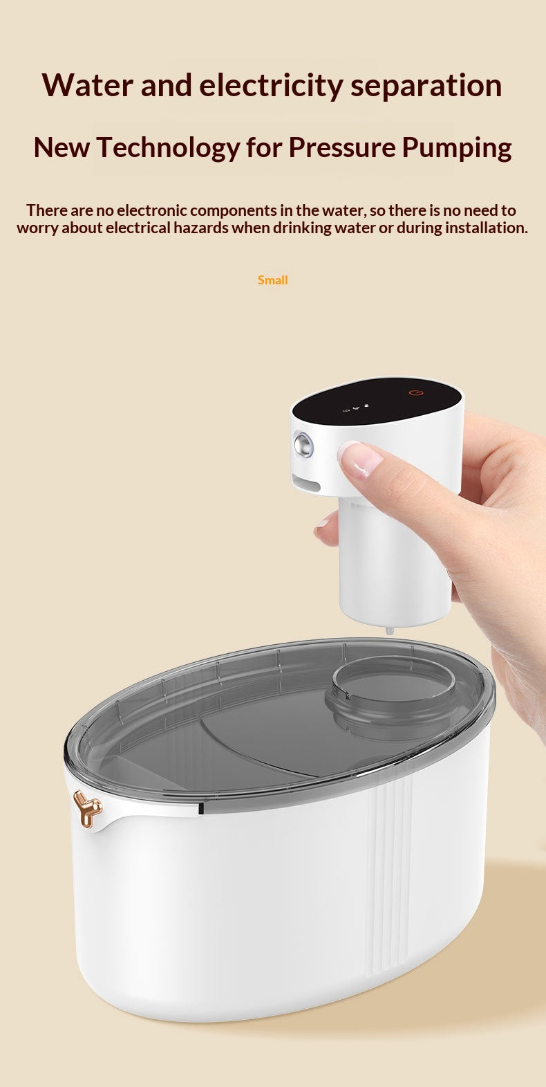 Fontaine d'eau pour animaux intelligents