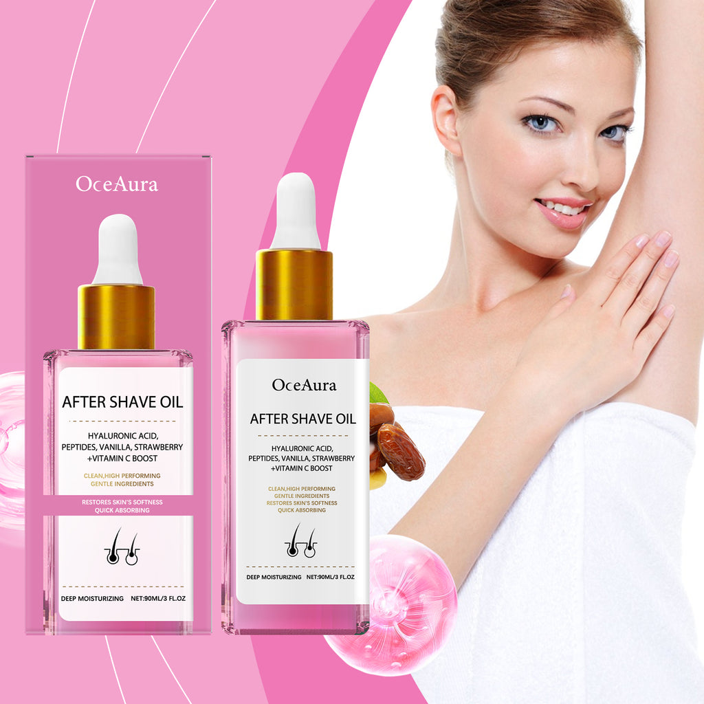 Enlèvement des cheveux et réparation du rasage Huile essentielle Fraise Flavo 90ml 1 boîte
