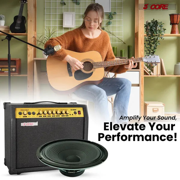 5 Core 12" Guitar Speaker 300W 8Ohm/16Ohm 40Oz Magnet 2" VC Amplificateur de Cabinet Driver